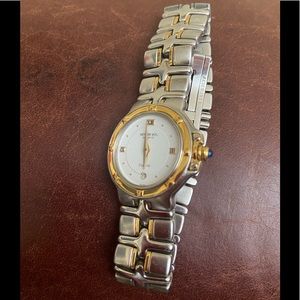 RAYMOND WEIL 9990 WOMEN'S PARSIFAL TWO TONE 18K GOLD AND STEEL.